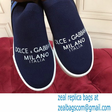 Dolce  &  Gabbana Slip On Sneakers with Logo 02 2021